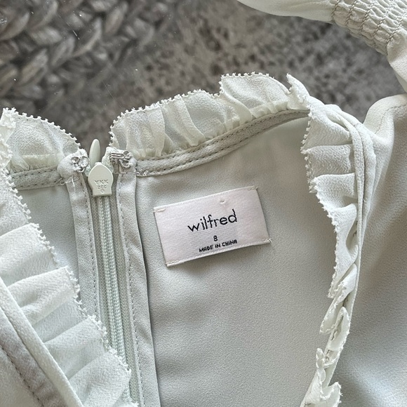 Aritzia Wilfred Swept Formal Wedding Party Bridal Feminine Dress Sz 8 - Picture 11 of 15